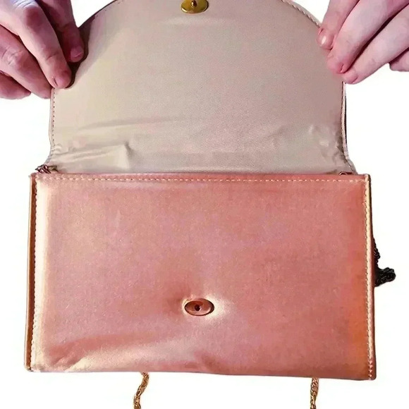 Satin Blush Clutch - Picture 5 of 5